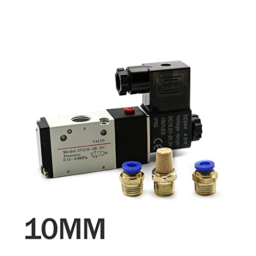 Vanne magnétique à gaz 3V210-08 AC220V DC24V pour circuit pneumatique
