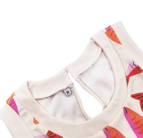 Womens Tank Dress Summer Casual Short Dresses Crew Neck Sleeveless Novelty Floral Printed Loose Aline Sundress2