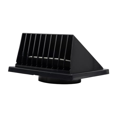 Lüftungsgitter Wetterschutzhaube Ablufthaube Lüftungsrohr ABS Ø 80 100 110 120 125 150 160 VONLIS Ø 160 mm graphit