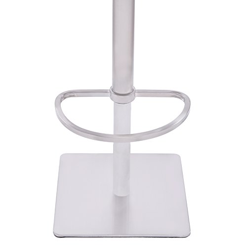 Armen Living Grey Crystal Barstool - Image 5