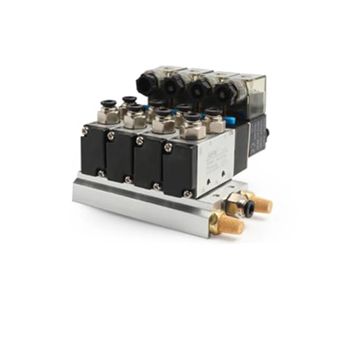 Vanne électromagnétique 4V110-06 DC12V pour pilotage de vérin industriel