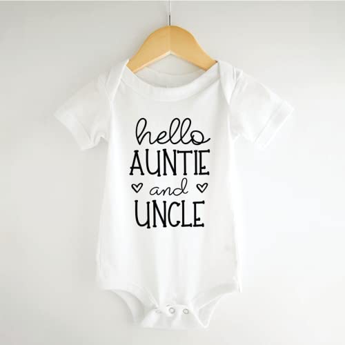 Bump and Beyond Designs Pregnancy Announcement, Hello Auntie and Uncle2