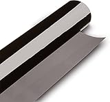 BLACKGLASS IX® Fensterfolie in Profi-Qualität für Autos, Vans & Fahrzeuge (5% VLT, 6m x 65cm, 2 Lagen, Limo Black Tint) Sonnen-, Blend- und Sichtschutzfolie mit Montageanleitung