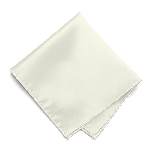 Image of tiemart Solid Color Pocket Squares for Men | For Suits, Perfect for Wedding Parties, 12 x 12 inch / 30 x 30 cm