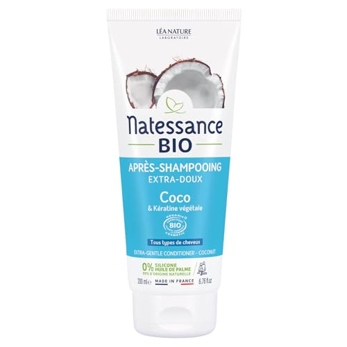 Après shampoing Extra doux Coco & Kératine Végétale Bio Natessance 'après shampoing De 200ml - vue 5