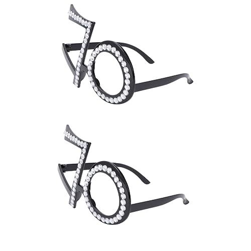 CAJDEOPYE 2 Pcs Glasses Costumes for Men Outfit for Men 80 Birthday Mens Birthday Decorations Women/2197
