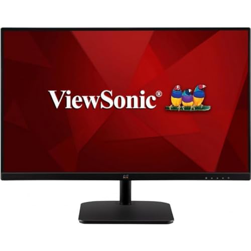 ViewSonic VA2732-H 27 Inch IPS FHD 1080p Monitor, 75 Hz 4 ms, HDMI, VGA, 2 Years Extended Warranty Upon Registration, Black