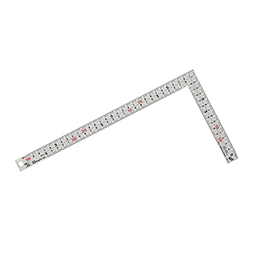 新潟精機 SK 日本製 シルバー曲尺 銀龍 快段目盛 厚手広巾 30cm MT-30KDのサムネイル