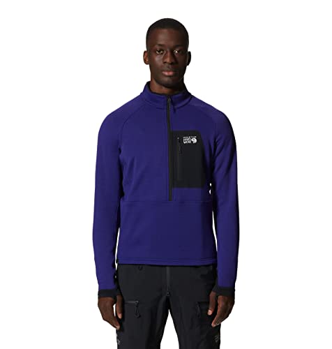 Image of Mountain Hardwear Men's Polartec Power Grid Half Zip Jacket | Stylish and Warm Jacket for All Outdoor Adventures