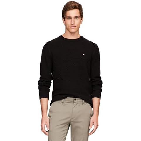 Tommy Hilfiger Men's Waffle Knit Sweater Cover