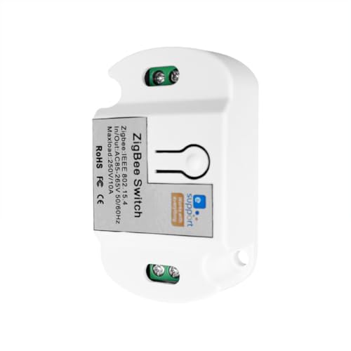 mophrati Interruptor de lámpara de Techo con Ventilador ZigBee, Control Remoto, Controlador de Calentador de Agua para electrodomésticos, Suministros Inteligentes AC 85-265V