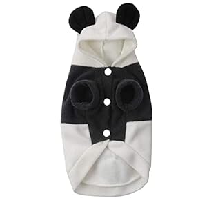 Costume de Panda pour Animaux de Compagnie, Costume de Suite de vêtements de Chat pour Chien de Chat Mignon et drôle pour Les Vacances de Noël