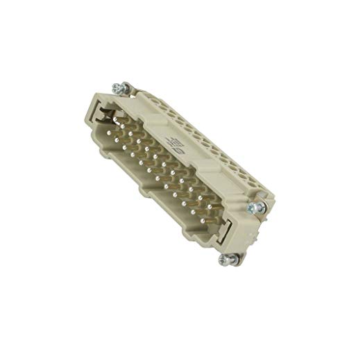 Connecteur rectangulaire mâle Han Ex HARTING pour sécuriser le câblage de puissance 24B