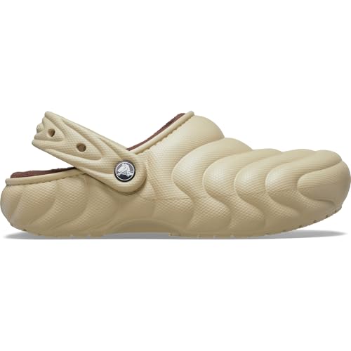 Image of Crocs Unisex Adult Classic Lined Overpuff & Geometric Fuzzy Clogs