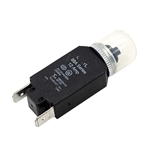 Interruptor de protección térmica 3A para motores y sobrecarga eléctrica 3 uds 4