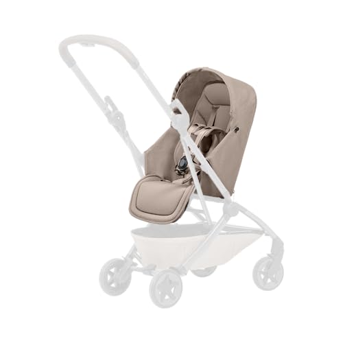 Joolz AER2 Nest-to-Seat Accessory for Newborn-to-Toddler Use (Up to 33 lbs) - Lightweight Compact Parent-Facing Seat, (Chassis Not Included) Airplane-Approved - One-Hand Fold - (Sandy Taupe)