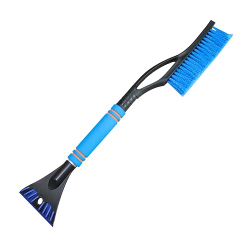 Dxmcgttbd Spazzola da Neve per Auto,Raschietto Ghiaccio Auto,Snow Brush Scraper di Ghiaccio 2 in 1, Raschietti per Ghiaccio Parabrezza,Snow Brush Scraper di Ghiaccio,Adatta per Auto, Camion e SUV (A)