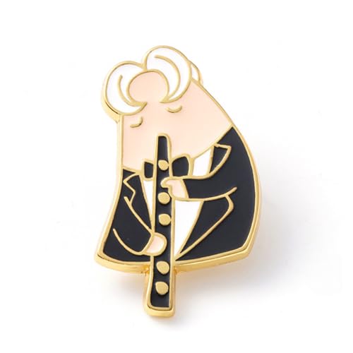 Image of Musical Enamel Pin Music Brooch Music Badge for Backpack Clothing Hat Decoration