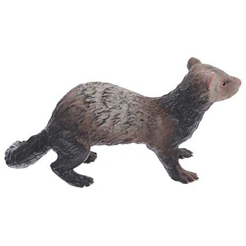 Toddmomy Figura de Hurón Simulado Juguetes de Animales para Niños Educativo Estatua de Animal Juguetes Cognitivos Decoración Hogar 1 Pc Toddmomy Figura de Hurón Simulado Juguetes de Animales para Niños Educativo Estatua de Animal Juguetes Cognitivos Decoración Hogar 1 Pc