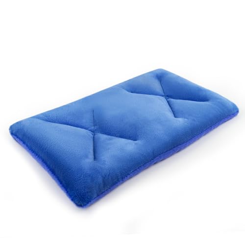 Image of Microwave Heating Pad for Pain Relief, 8 x 18 Blue | Moist Heat Pads for Neck, Shoulder, Back, Knee, Period Cramps, Rice Heat Pack Hot Compress, Reusable & Portable