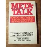 Meta-talk; guide to hidden meanings in conversations B0006WBQ8C Book Cover