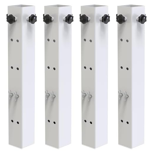 FOROIRON 4 Pack Carbon Steel Dorm Bed Risers 2.3" Diameter Metal Bed Riser Tall Bed Riser for College Dorm Wooden Bed Frame, Table Adjustable Height 3.2", 5.1", 8.1"or 11.2", Supports up to 9,000 lbs