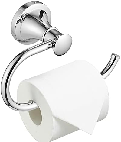 BESy Polished Chrome Toilet Tissue Paper Holder Polished Chrome Bathroom Accessories Toilet roll Paper Hanger, Wall Mounted, Rustproof