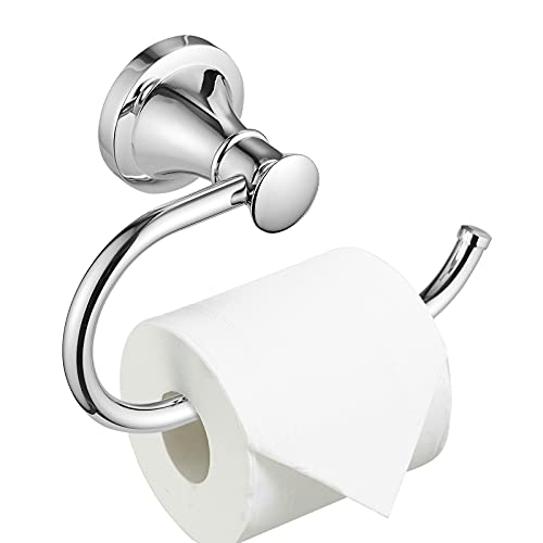 BESy Polished Chrome Toilet Tissue Paper Holder Polished Chrome Bathroom Accessories Toilet roll Paper Hanger, Wall Mounted, Rustproof