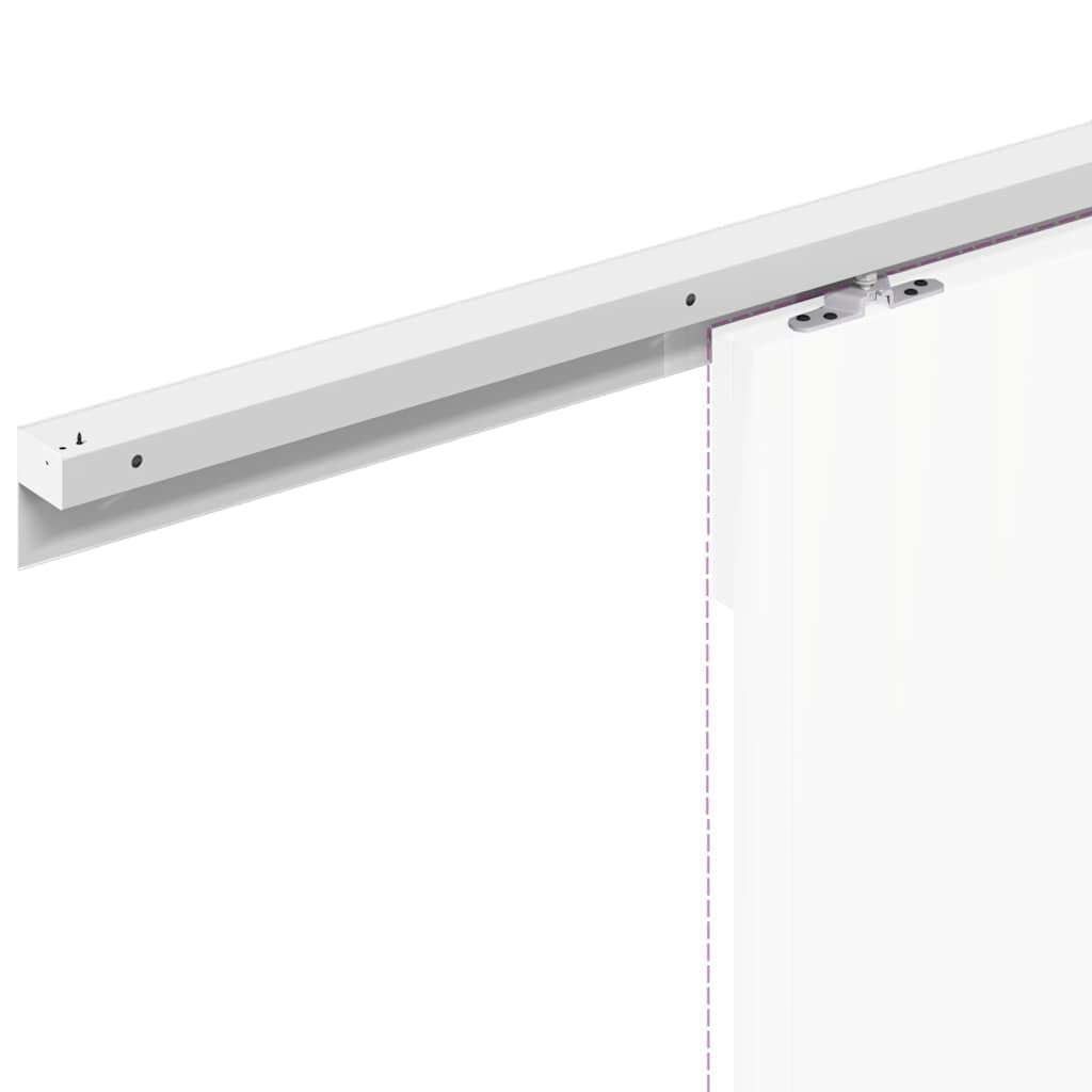 vidaXL Kit de herrajes para puertas correderas aleación de aluminio
