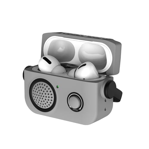 Coque Airpods 4 protection rigide silicone gris foncé élégant