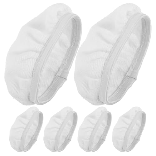 Kisangel �ė��p�\�X�`�[���N���[�i�[�p�b�h 6���Z�b�g �ƒ�p�X�`�[�����b�v�����p�}�C�N���t�@�C�o�[�N���X ���C�z���ψꕪ�U�A�N�Z�T