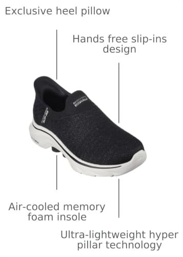 Image of Skechers Women's Go Walk 7 Springtime Hands Free Slip-Ins Sneaker | Walking Shoes