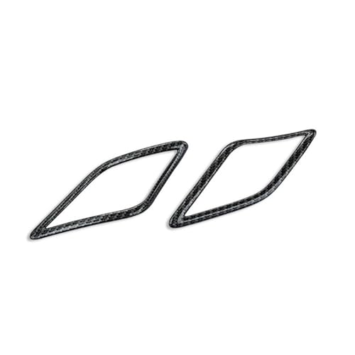 VNFEJEJR Fit for MG ZS Car Accessories 2017-2020 Car Door Speaker Cover Panel ABS Audio Stereo Sound Stickers Decoration Frame Styling Door Audio Speaker Cover(Carbon Fiber Pattern)