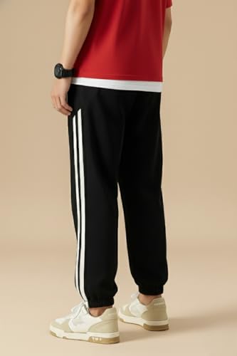 Image of dockstreet Men's Alley Cool Backdoor Series Men's Casual Sweatpants Baggy Jogger Pants ||Drawstring Joggers || 100% Pure Cotton || Breathable Airy for All Seasons
