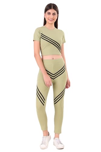 Image of JM Women's Atheletic Gym Wear Set| Co-ord set | Top & Botton Set|Running Suit for Girls & Women