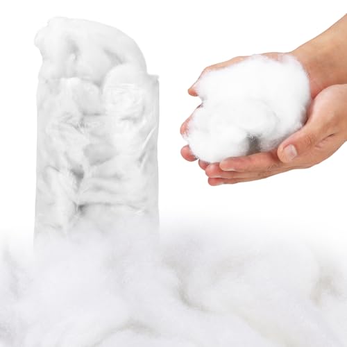 Xaosin Decor Natalizie Neve Finta 200 g Neve Artificiale in Fibra Neve Finta di Natale per Decorazioni Cotone Soffice Neve Coperta per Interni Decorazione Decorazioni Natalizie