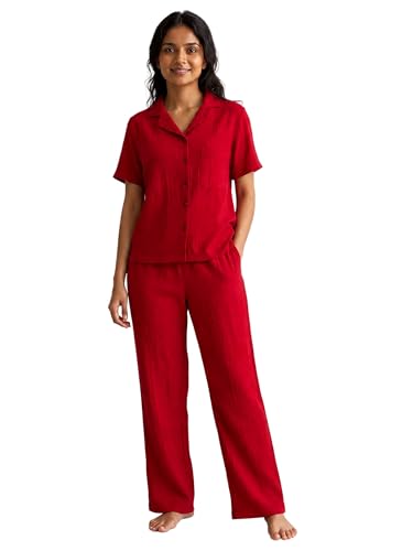 Image of B STORIES Women's Cotton Pyjama Set | Comfort and Relexed Nightsuit for Ladies