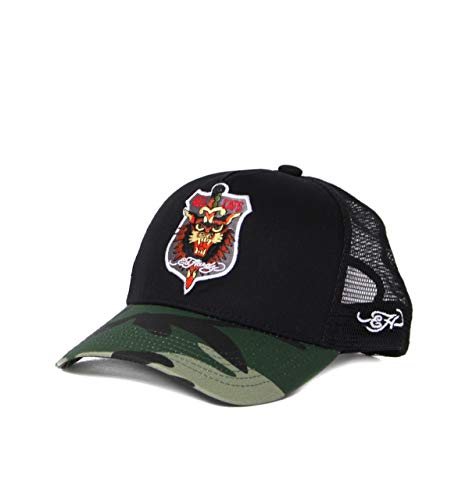 Ed Hardy Hell-Cat Camo Snapback