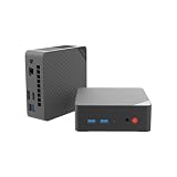 QAZIPO Barebone Mini PC, AMD Ryzen 5 3500U (4C/8T, up to 3.7GHz), Without RAM/SSD/OS,...