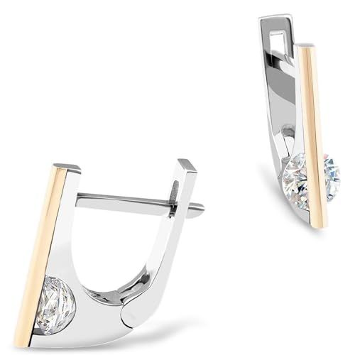 Boucles d'oreilles clous argent 925 SiZ LuX 0465 le cadeau femme idéal