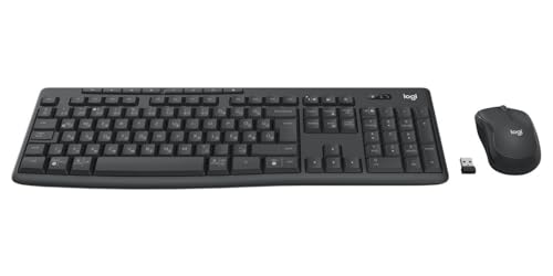 Logitech MK370 Combo pack de teclado inalámbrico y ratón óptico para ordenador