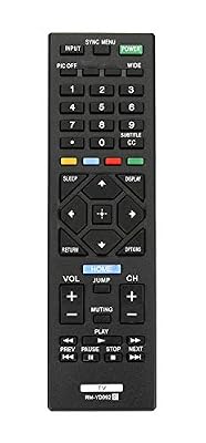 RM-YD092 Remote Control Universal Compatible with All Sony LCD LED HDTV and Bravia TV's - New Model