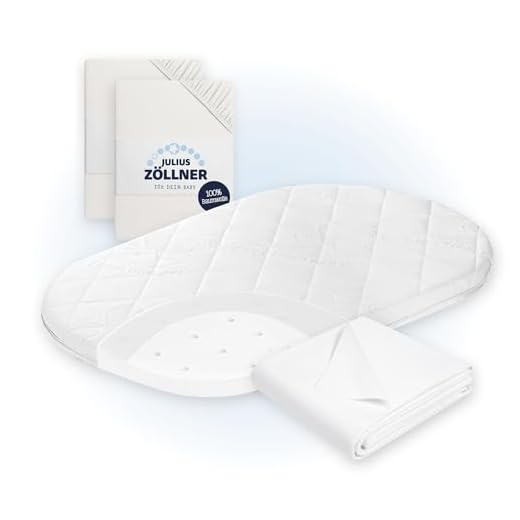Julius Zöllner Stubenwagenmatratzen-Set Traumfänger Air 70x37 cm, 4-teilig
