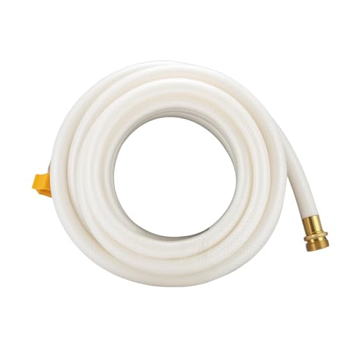 MEASUREMAN 25ft Heavy-Duty RV Drinking Water Hose - Kink-Resistant with Diamond-Hatch Reinforcement, 5/8-Inch Inner Diameter - Lead, BPA & Phthalate-Free for Camper, Marine & Potable Water