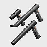 Scodade Turbo Dryer Blower for Car - Cordless Leaf Blower, Car Dryer,Black 750W, Portable Air Blower,670 CFM Airflow, 4LB Thrust, Turbo Jet Blower with 3 Extended Nozzles for Leaf,Car,Snow Cleaning