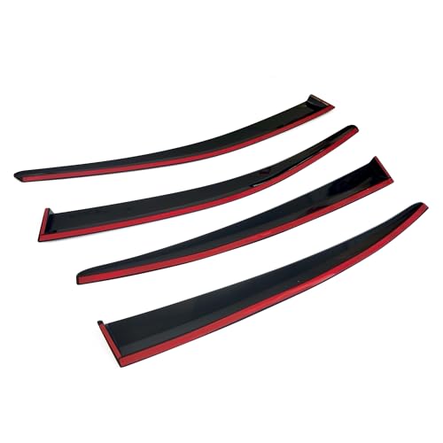 Rumplex Windabweiser Luftabweiser Regenabweiser Seitenfensterabweiser Kompatibel mit VW Passat Type B8 2015-2022 Autofenster Regenschutz Regenabweiser Anklebbare Deflektoren 4 Stück