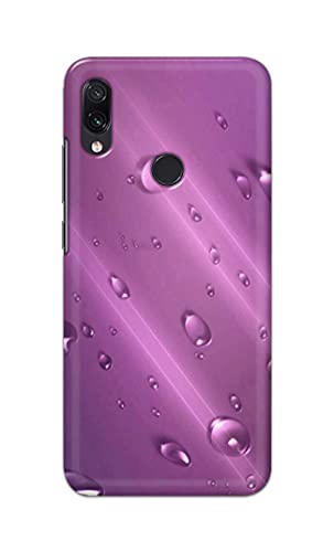 Image of PRINTFIDAA Water Bubbles in Lilac Background Printed Designer Hard Back Case Cover for Xiaomi Redmi Note 7 / Redmi Note 7 Pro /Redmi Note 7S -(SS) MVN1005