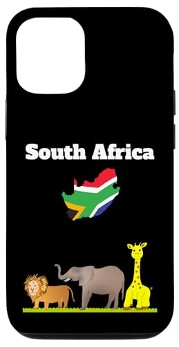 South African Flag Souvenir Safari Lover South Africa map Case for iPhone 12/12 Pro