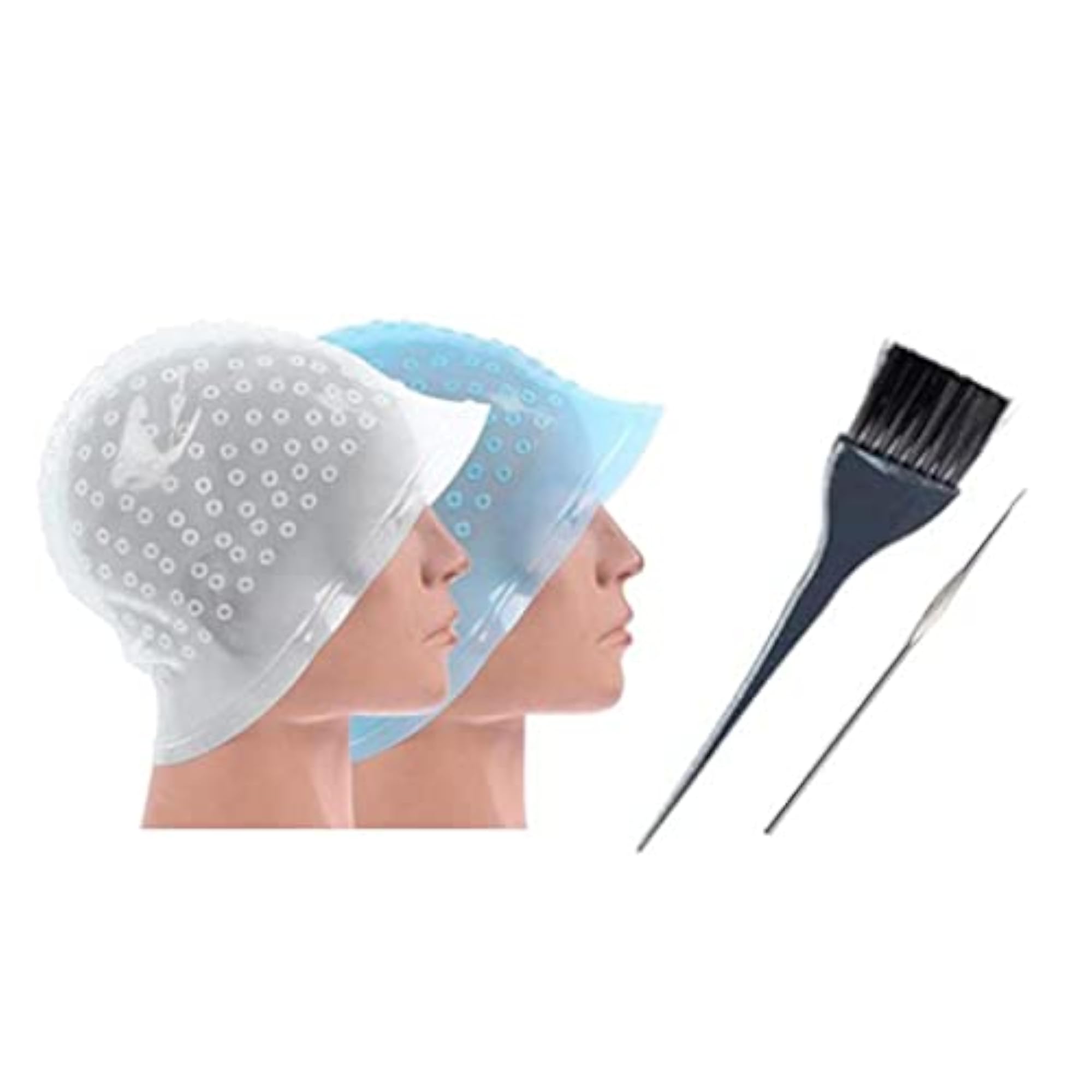 Professional Silicon Highlighting Dye Cap Hat Tools