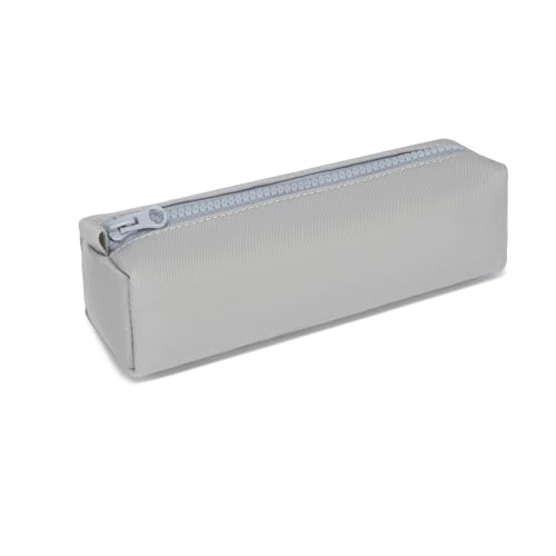 Image of Pencil Case Lightweight and Durable Ideal Pencil Pouch for School and Office Supplies (Light Gray,Oxford)